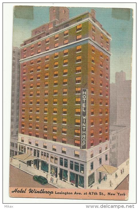 Hotel Winthrop - Lexinton Ave. At 47th St. New York - Cafés, Hôtels & Restaurants