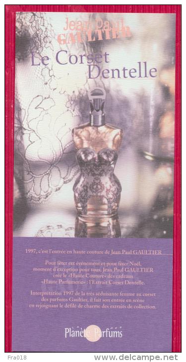 F- Buvard  Gaultier 1997 - Classique - Perfumed Card - Modernes (à Partir De 1961)