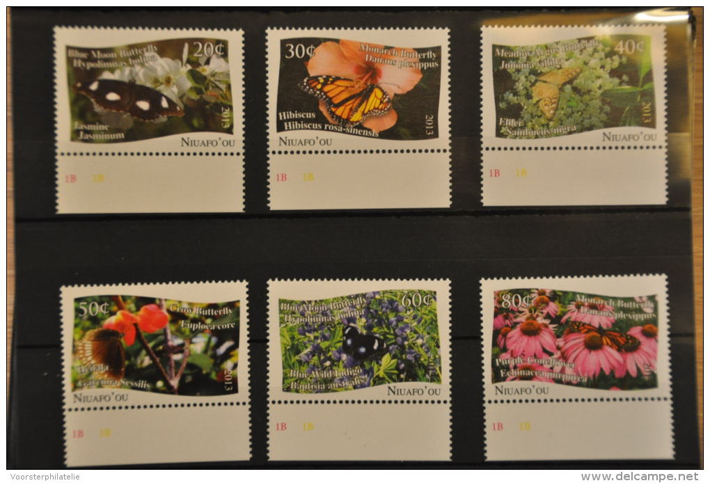 M 309/10 +NIUAFO OU 2013 BUTTERFLIES VLINDERS PAPILLON SCHMETTERLING HIGH FACE VALUE MNH NEUF ** - Tonga (1970-...)