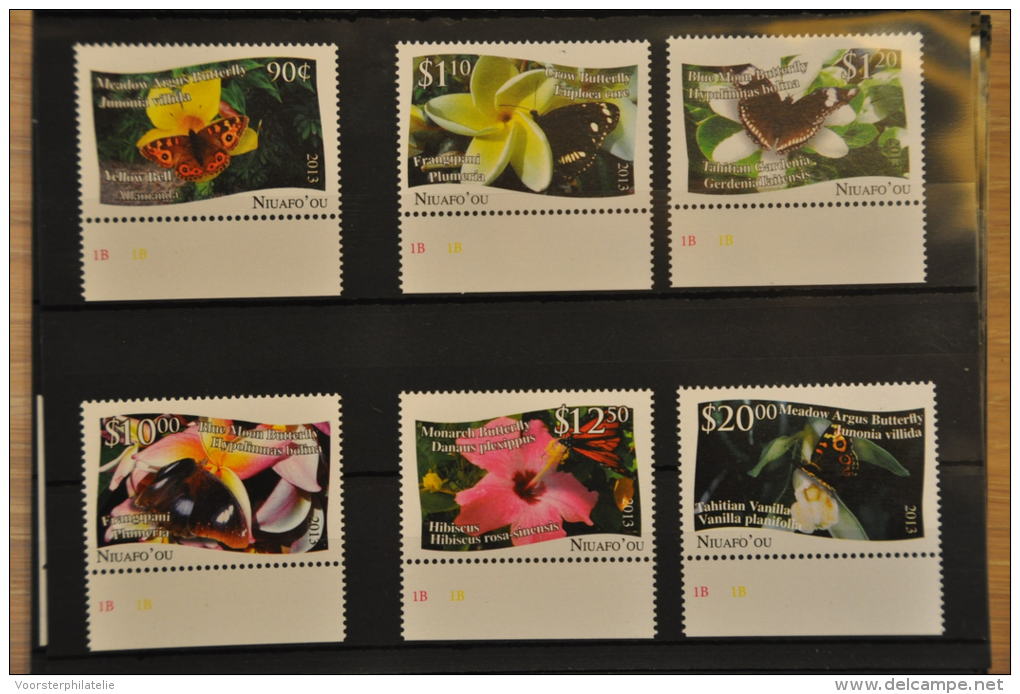 M 309/10 +NIUAFO OU 2013 BUTTERFLIES VLINDERS PAPILLON SCHMETTERLING HIGH FACE VALUE MNH NEUF ** - Tonga (1970-...)