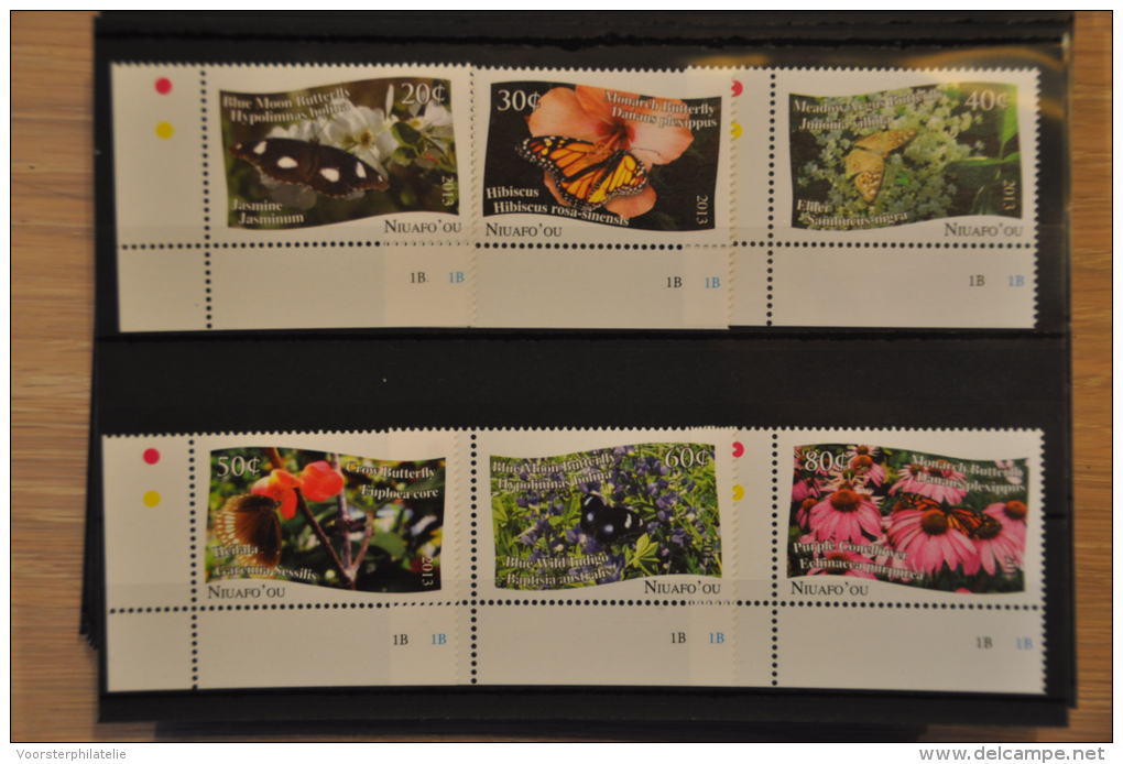 M 311/12 +NIUAFO OU 2013 BUTTERFLIES VLINDERS PAPILLON SCHMETTERLING HIGH FACE VALUE MNH NEUF ** - Tonga (1970-...)