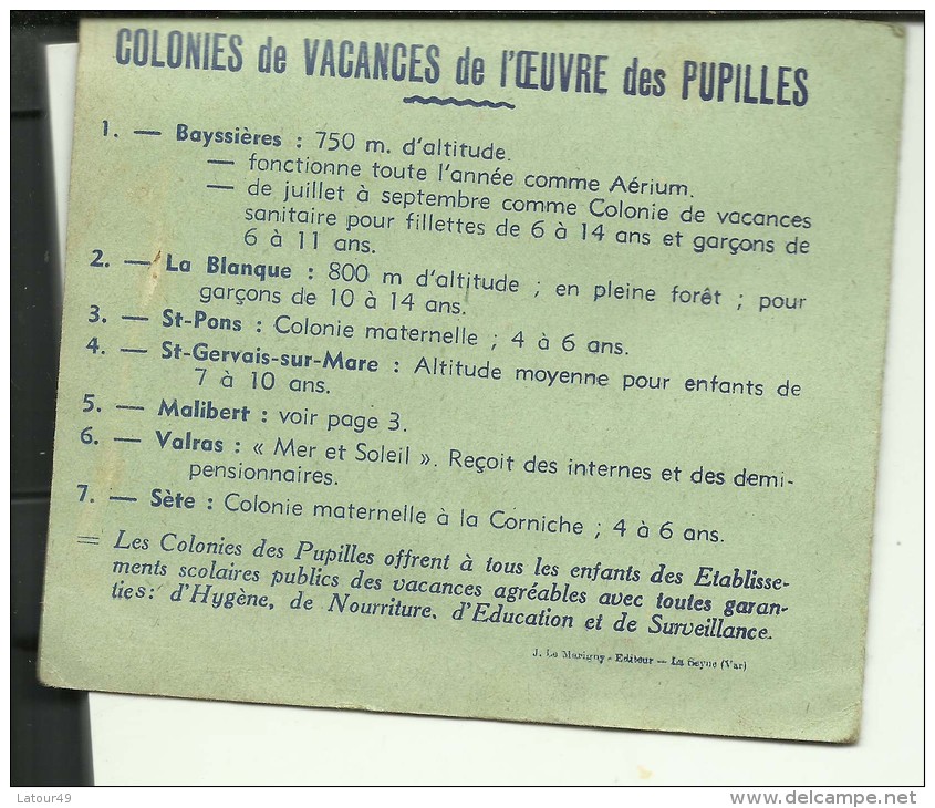 CARNET DE 6 TIMBRES AVIATION   ECOLE PUBLIQUE DE L HERAUTT - Autres & Non Classés