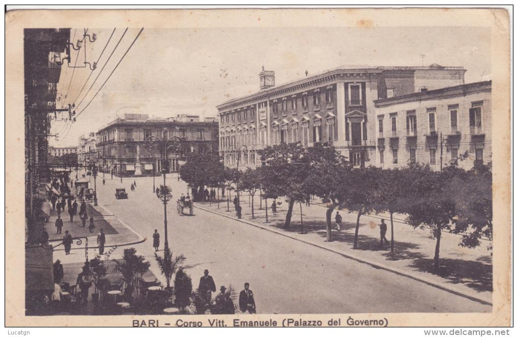 Bari - Corso Vittorio Emanuele . Palazzo Del Governo - Bari