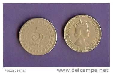 MALAYA-NORTH BORNEO 1953-1961 Normally Used Coin 5 Cent KM 1 - Malaysia