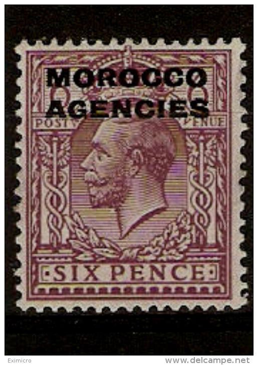 MOROCCO AGENCIES 1921 6d SG 48  MOUNTED MINT Cat £8.50 - Bureaux Au Maroc / Tanger (...-1958)