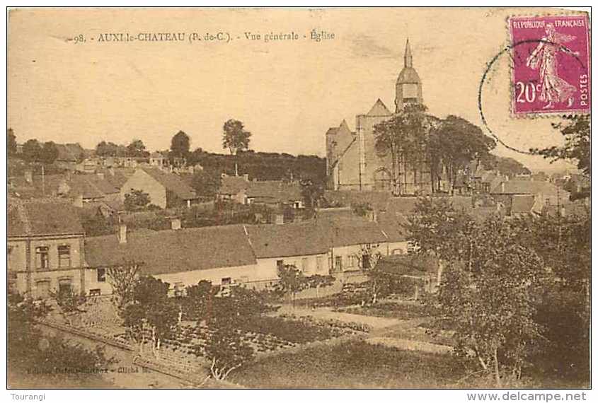 Nov13 1183 : Auxi-le-Château  -  Vue Générale  -  Eglise - Auxi Le Chateau