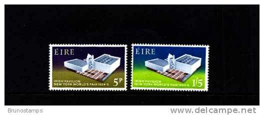 IRELAND/EIRE - 1964  NEW YORK WORLD'S FAIR   SET MINT NH - Neufs