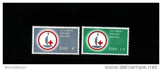 IRELAND/EIRE - 1963  RED CROSS   SET MINT NH - Unused Stamps
