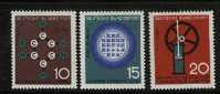 GERMANY 1964 Technik MNH 440-442 # 1850 - Unused Stamps
