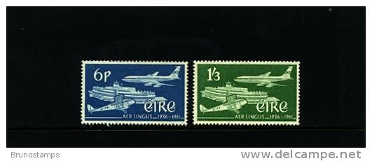 IRELAND/EIRE - 1961  AER LINGUS  SET MINT NH - Unused Stamps