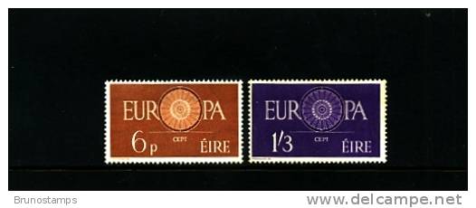 IRELAND/EIRE - 1960 EUROPA  SET MINT NH - Unused Stamps