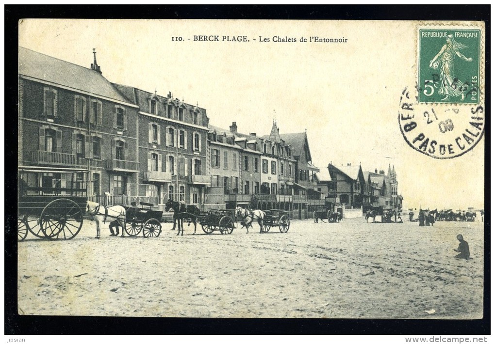 Cpa Du  62 Berck Plage Les Chalets De L´ Entonnoir No 110  --------    A3RK1 - Ploemeur