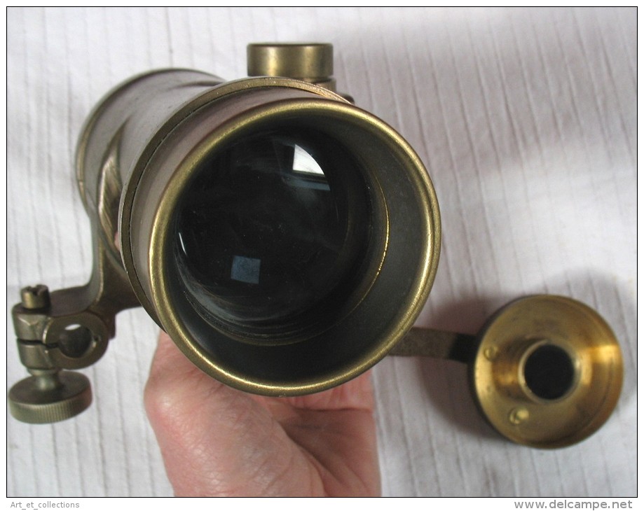 Lunette De La Marine Nationale En Laiton / Fabrication SGO De 1937 - Optics