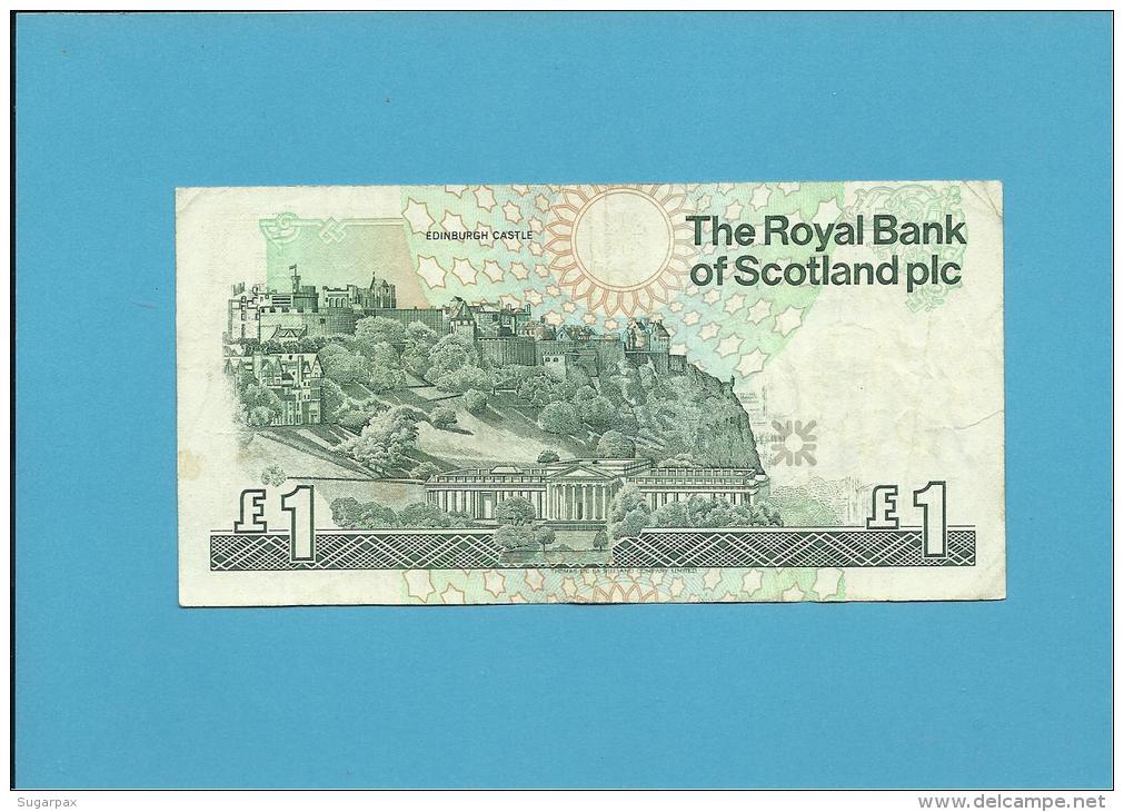 SCOTLAND - UNITED KINGDOM - 1 POUND - 24.03.1992 - P 351c - THE ROYAL BANK OF SCOTLAND PLC - 1 Pond