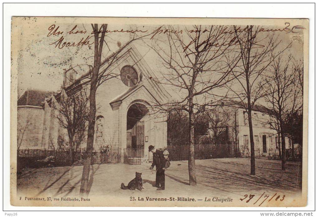 Cpa    La Varenne St Hilaire  La Chapelle - Sonstige & Ohne Zuordnung