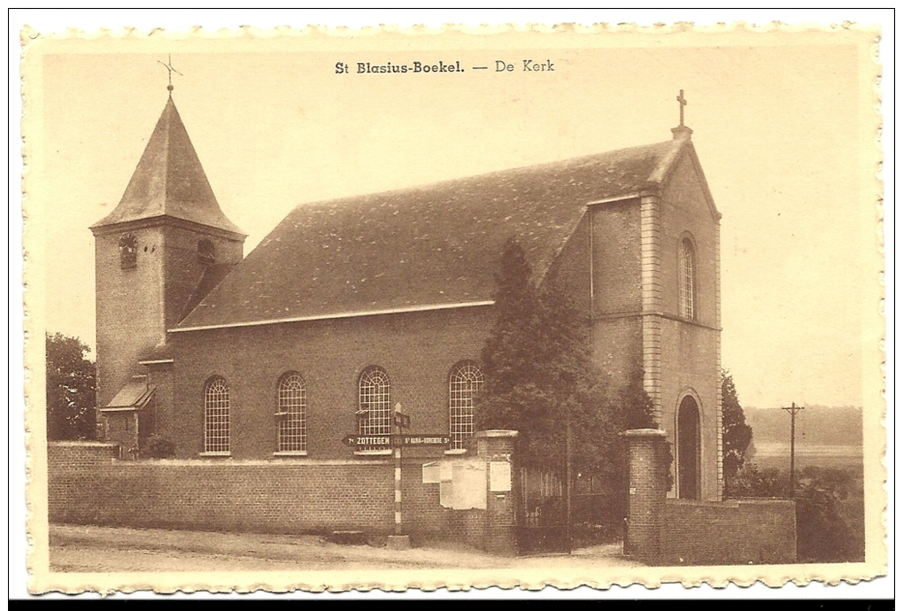 ST BLASIUS BOEKEL - Zwalm - De Kerk - Uitg. Prosper Maes - Zwalm