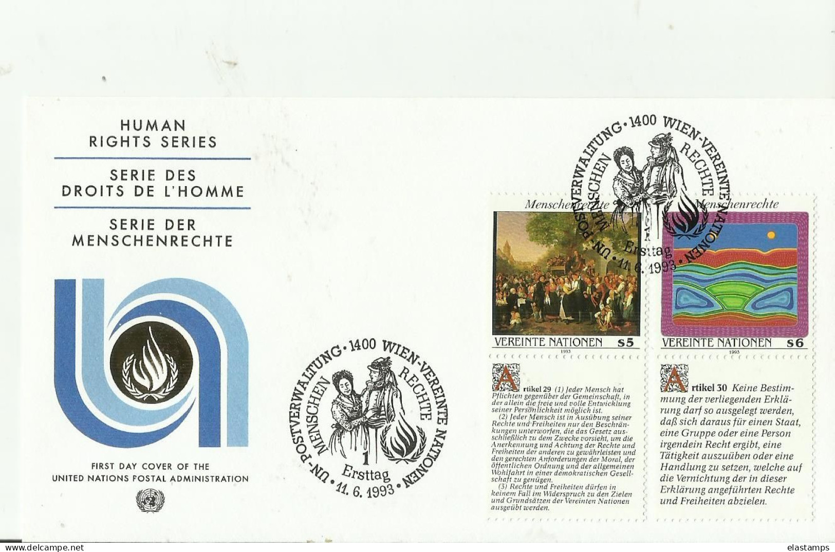 =UNOWIEN  FDC1993 - FDC