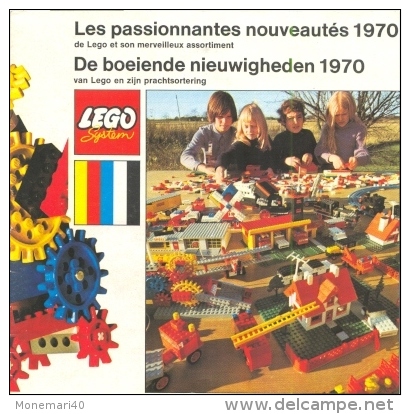 LEGO SYSTEM - LES PASSIONNANTES NOUVEAUTES - DE BOEIENDE NIEUWIGHEDEN 1970 - Catálogos