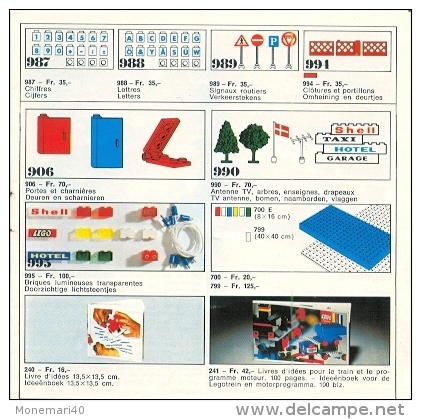 LEGO SYSTEM - LES PASSIONNANTES NOUVEAUTES - DE BOEIENDE NIEUWIGHEDEN 1970 - Catalogi