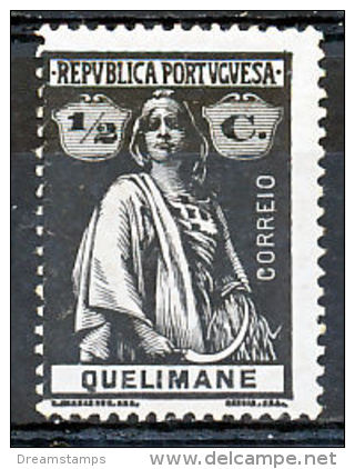 !										■■■■■ds■■ Quelimane 1914 AF#26 * Ceres 1/2 Centavo Chalky (D-103) - Quelimane