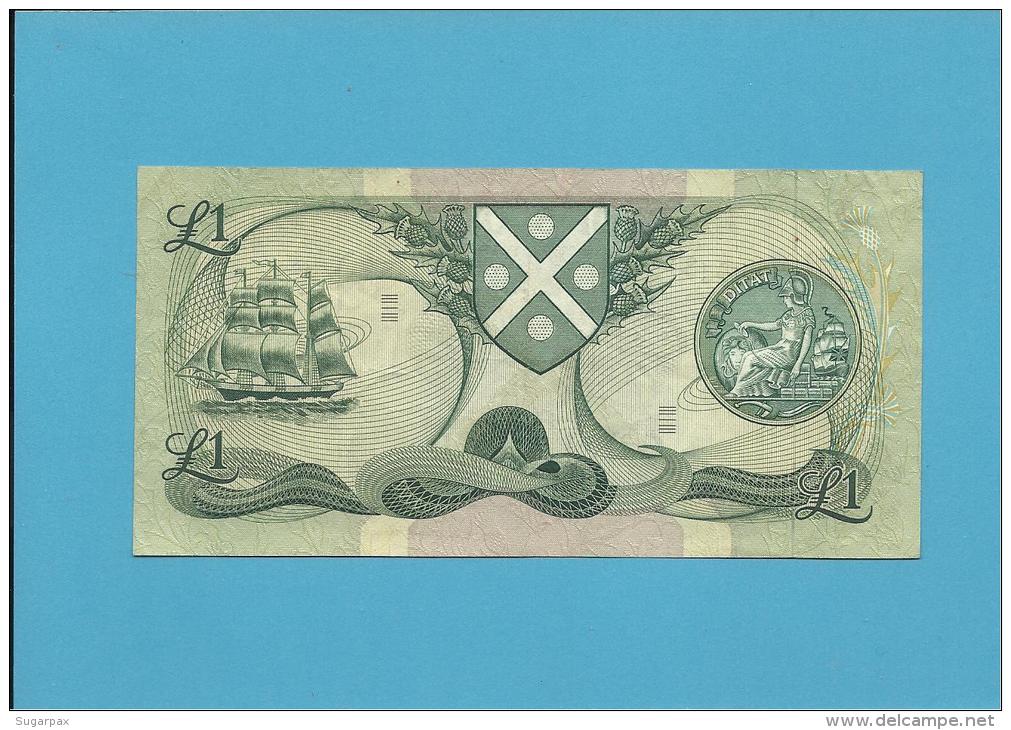 SCOTLAND - UNITED KINGDOM - 1 POUND - 26.11.1975 - P 111c - BANK OF SCOTLAND - 1 Pound