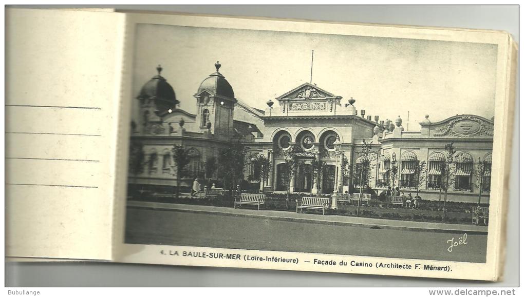 Cpa La Baule Sur Mer Dans Les Années 30, Carnet De 9 Vues Cartes Postales, Parfait état, Non écrites, Voir Scan - La Baule-Escoublac