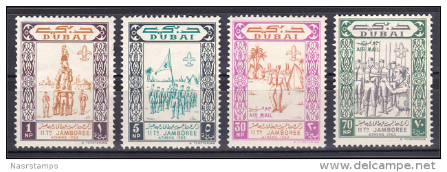 Dubai - 1964 - ( 11th Boy Scout Jamboree ) - MNH (**) - Dubai