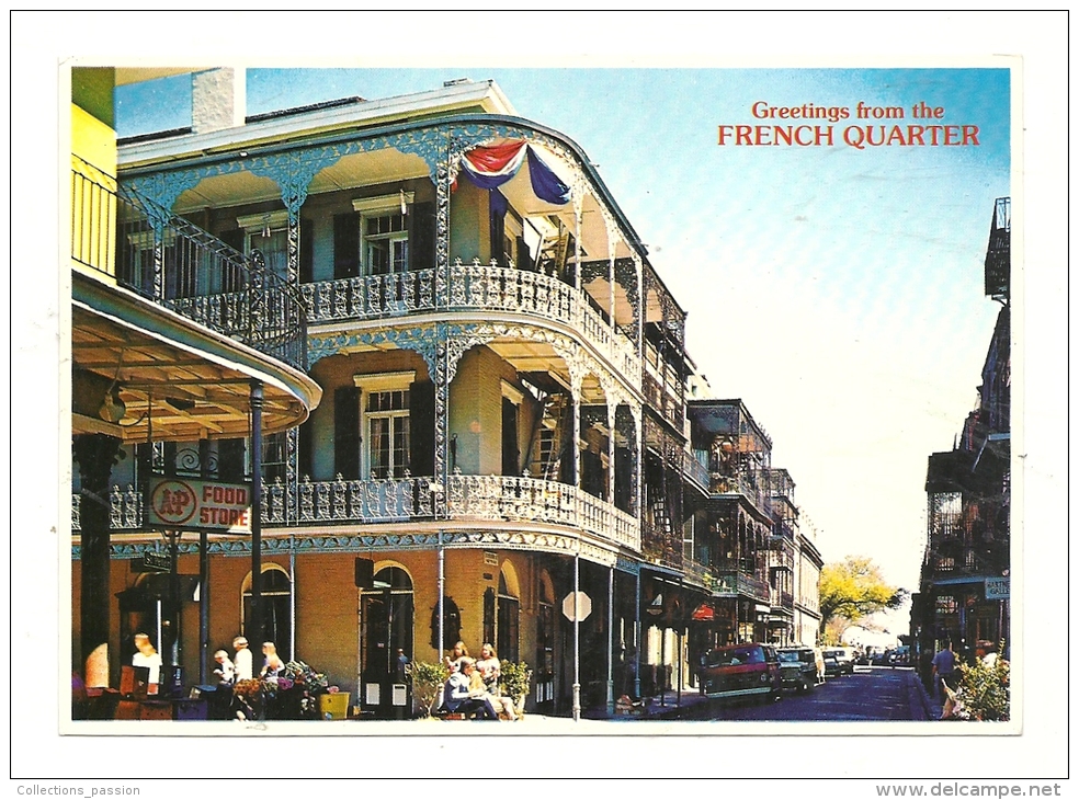 Cp, Etats-Unis, NOuvelle Orléans, Lace Balconies At Royal And St-Peter Streets, French Quarter - New Orleans