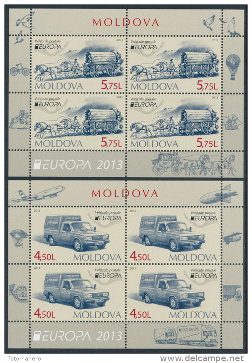 MOLDOVA/Moldawien EUROPA 2013 "The Postman Van" Sheetlets/H-Blatt** - 2013