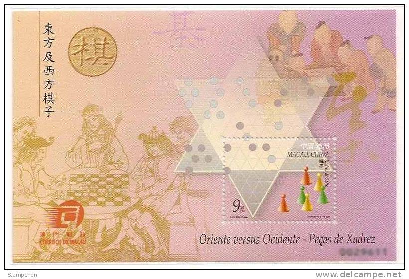 2000 Macau/Macao Stamp S/s - Eastern & Western Chess Weiqi - Ongebruikt