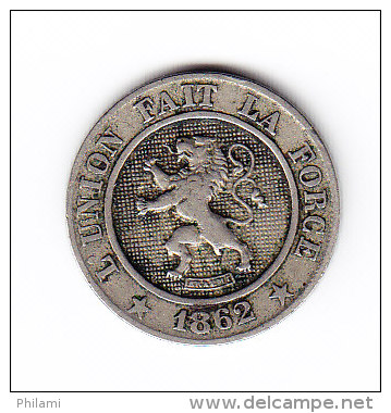 BELGIQUE LEOPOLD I MORIN N° 134 1862 10 Cts .  (4JP26) - 10 Centimes