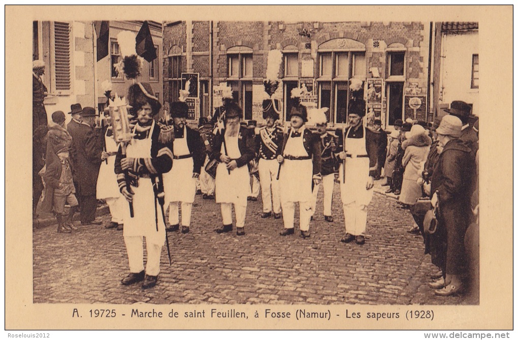 FOSSES : Marche De Saint Feuillen - Les Sapeurs (1928) - Fosses-la-Ville