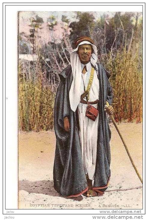 EGYPTE SCENES ET TYPES BEDOUIN,COULEUR  REF 16444 - Personnes