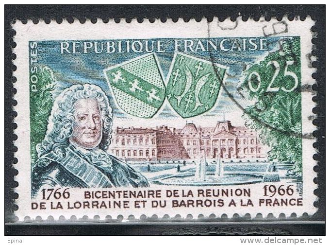 FRANCE : N° 1483 Oblitéré (Intégration De La Lorraine Et Du Barrois) - PRIX FIXE - - Used Stamps