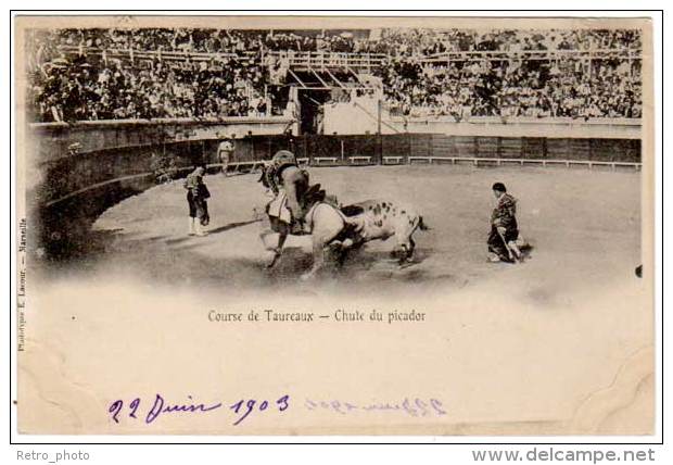 Course De Taureaux - Chute Du Picador (SL) - Autres & Non Classés