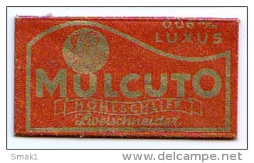 RAZOR BLADE RASIERKLINGE MULCUTO LUXUS  0,06 M/m - Razor Blades