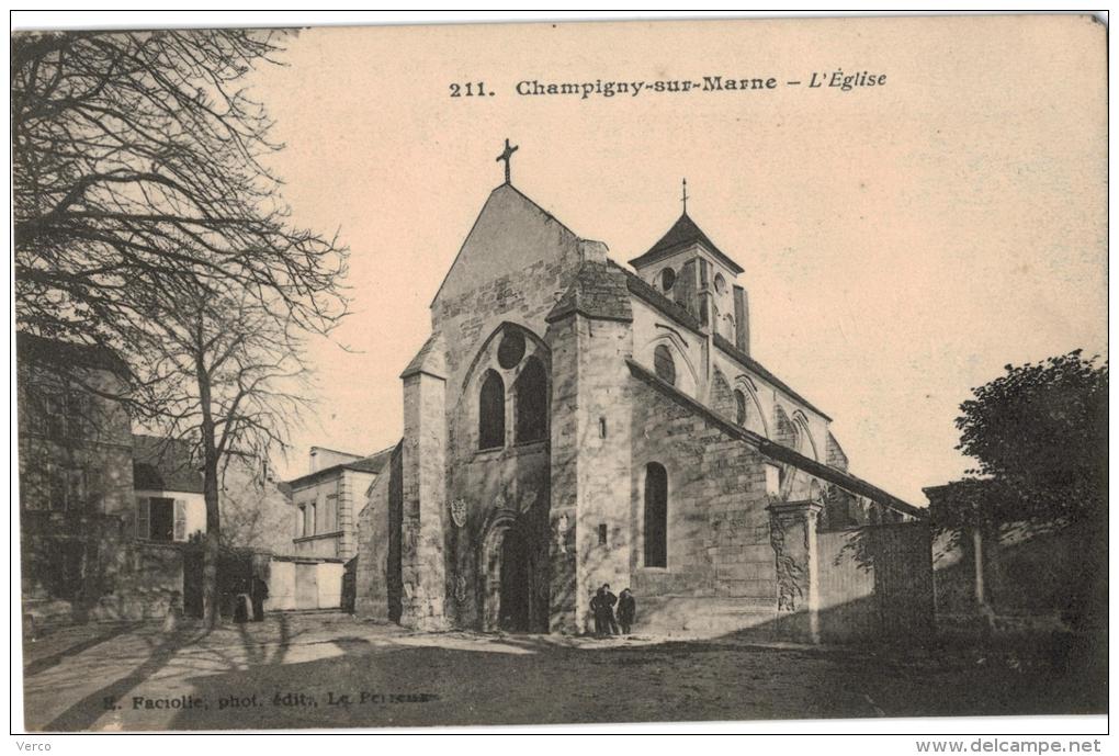 Carte Postale Ancienne De  CHAMPIGNY SUR MARNE - Champigny