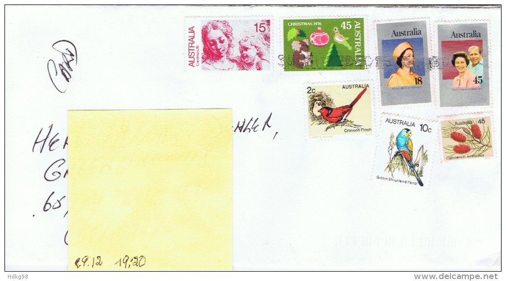 AUS+ Australien 1975 1976 1977 1979 1980 M;i 592 620-21 630-31 687 715 Brief - Storia Postale