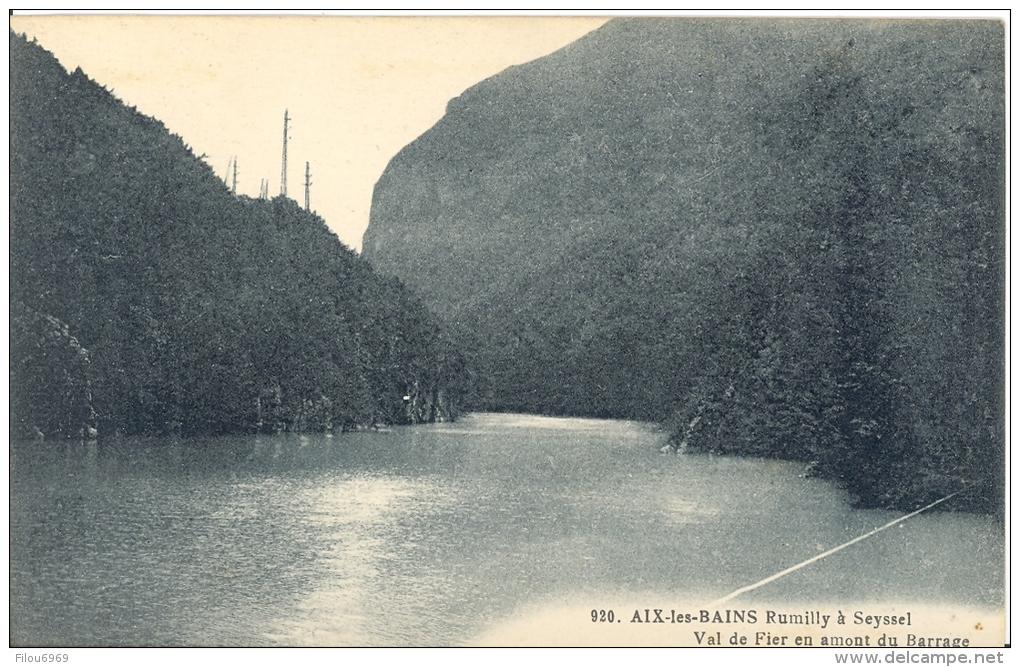 CARTE POSTALE     AIX LES BAINS   DE RUMILLY A SEYSSEL  VAL DE FIER - Aix Les Bains