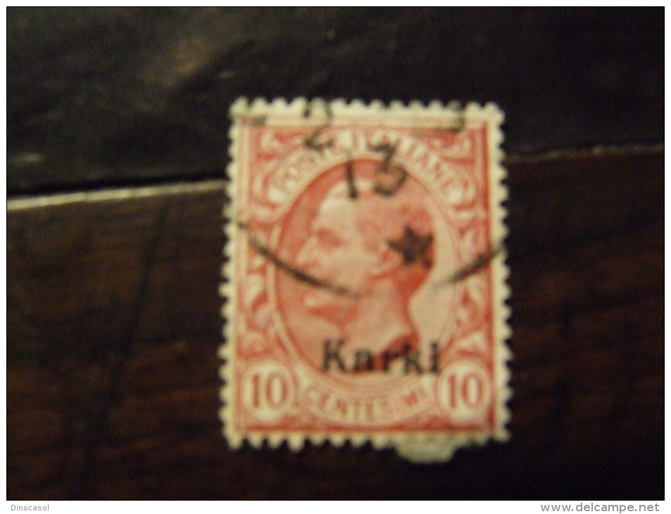 CARCHI 1912 RE 10 C USATO - Egeo (Carchi)