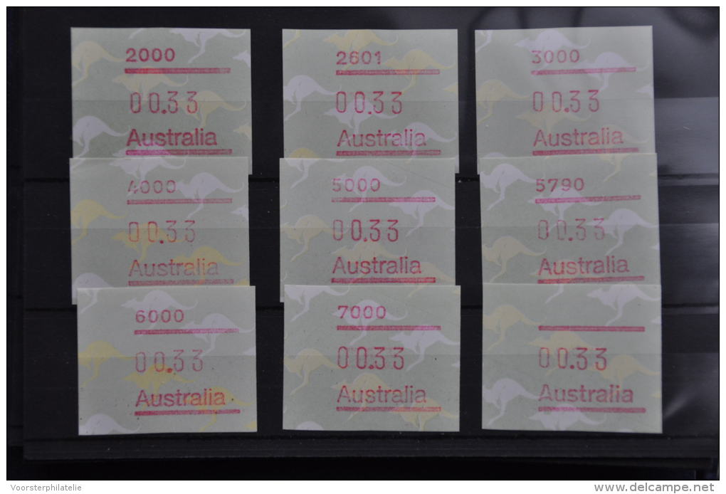 M 331 ++ AUSTRALIA FRAMA LOT  ++ MNH - NEUF - POSTFRIS - Automaatzegels [ATM]