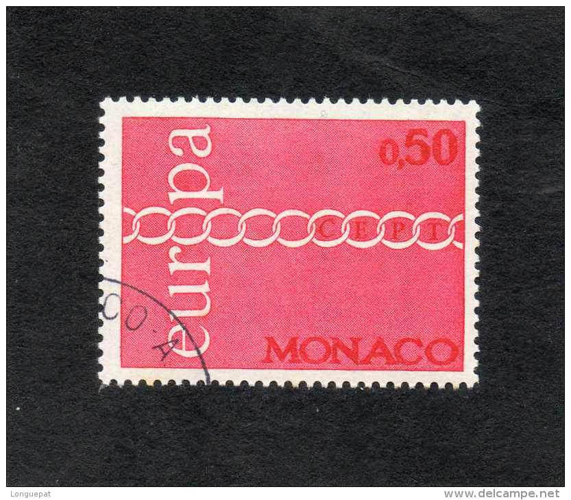 MONACO : EUROPA 1971 : Chaine - - Usados