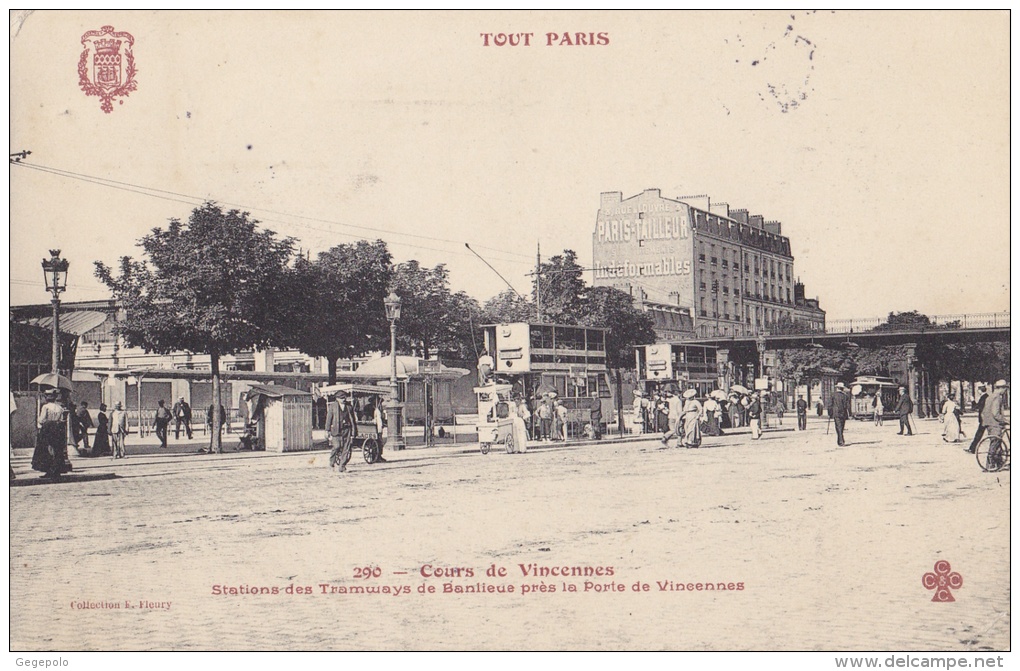 TOUT PARIS - Cours De Vincennes - Métro Parisien, Gares