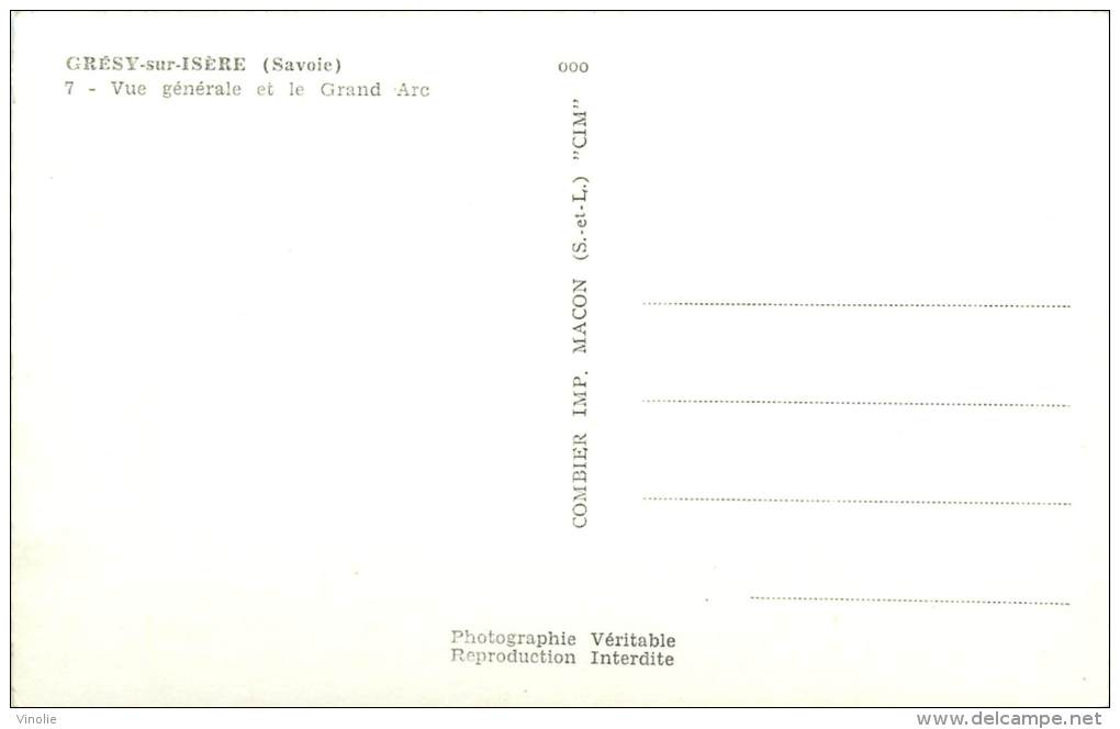 Réf : CTX-14-216 :  Grésy Sur Isère - Gresy Sur Isere