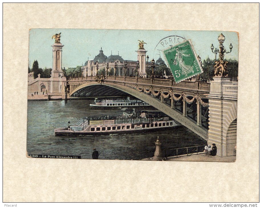 44815    Francia,   Paris  -   Paris -  Le  Pont Alexandre III,  VG - Ponts