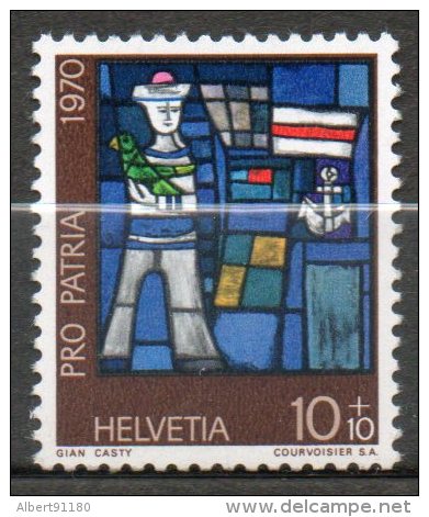 SUISS Pro Patria 1970 N°857 - Unused Stamps
