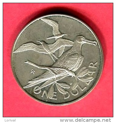 ILE VIERGES OISEAUX 1 DOLLAR 1982 TTB/SUP 40 - British Virgin Islands