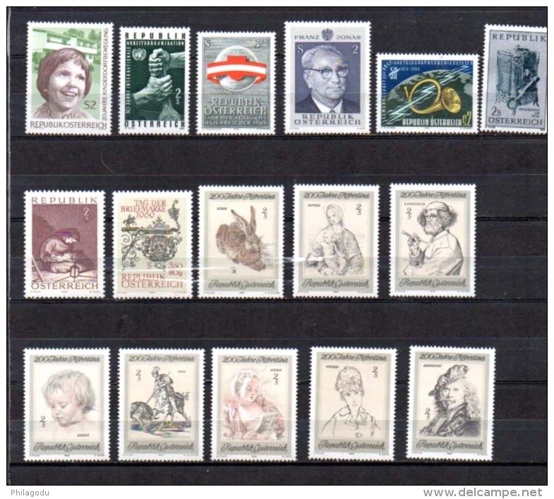 1966-69, Les 4 Années Complètes,  1036 / 1149**, Cote 96,25 €, - Full Years