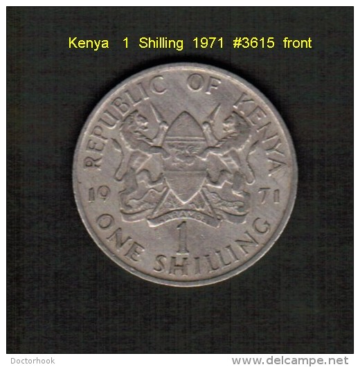 KENYA    1  SHILLING  1971  (KM # 14) - Kenia