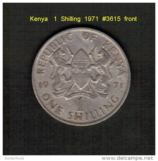 KENYA    1  SHILLING  1971  (KM # 14) - Kenya